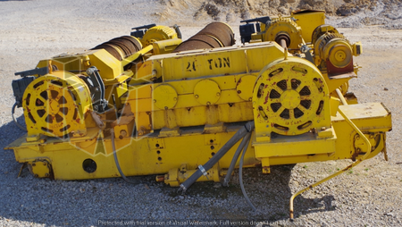 P & H hoist: 20 ton capacity