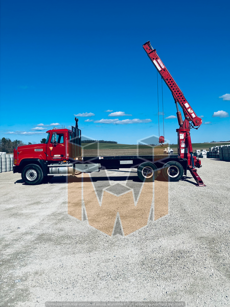 Mack boom truck