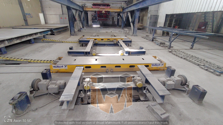 For producing precast walls (solid or multi-layer), slabs and other precast flat elements
