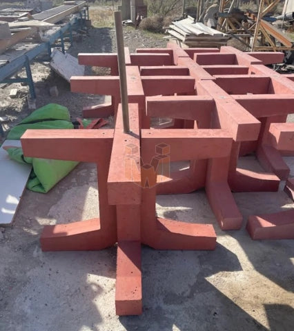 Precast picnic table