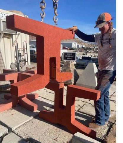 Precast picnic table