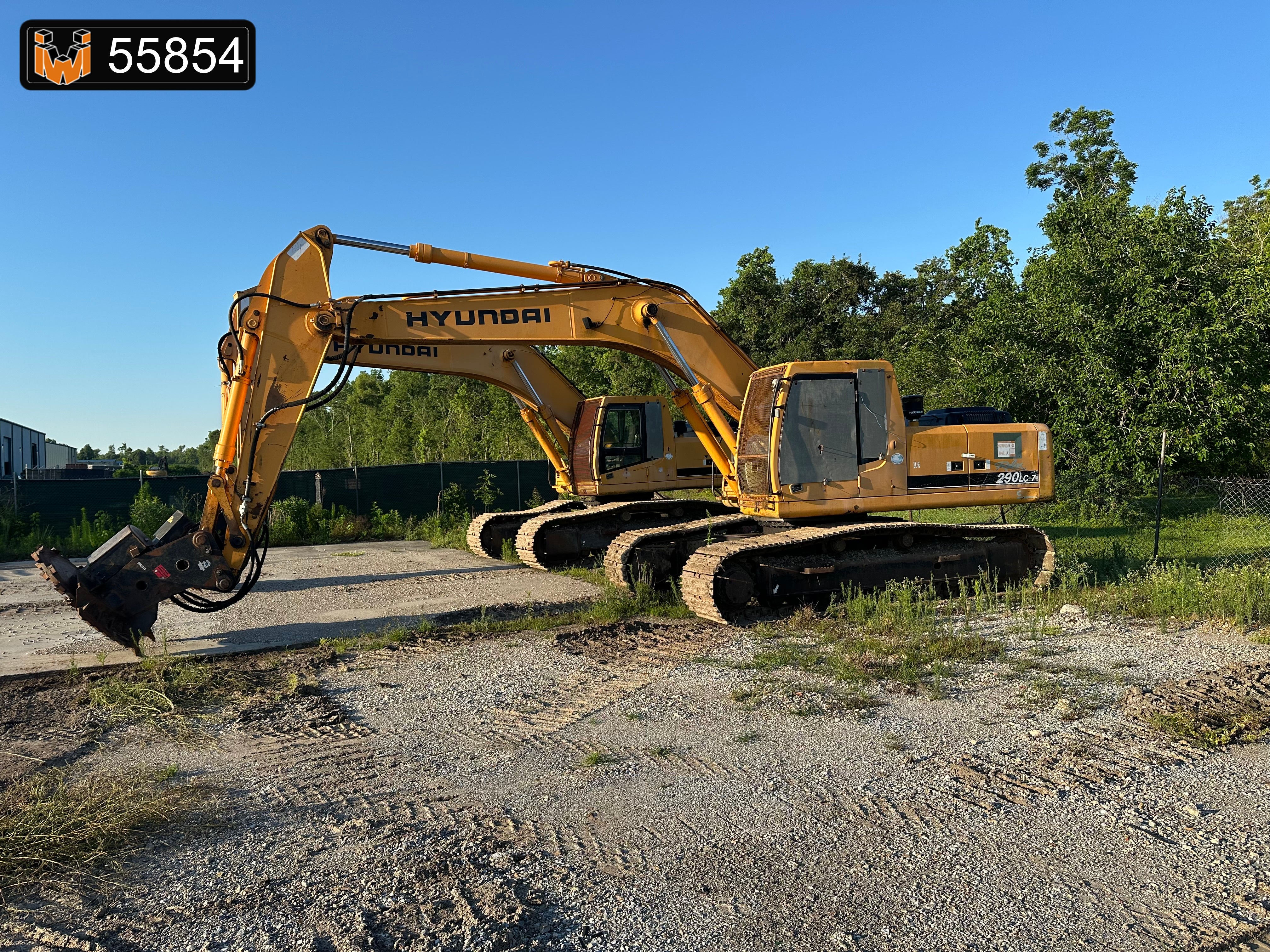 Hyundai Robex 290 LC-7 crawler excavator