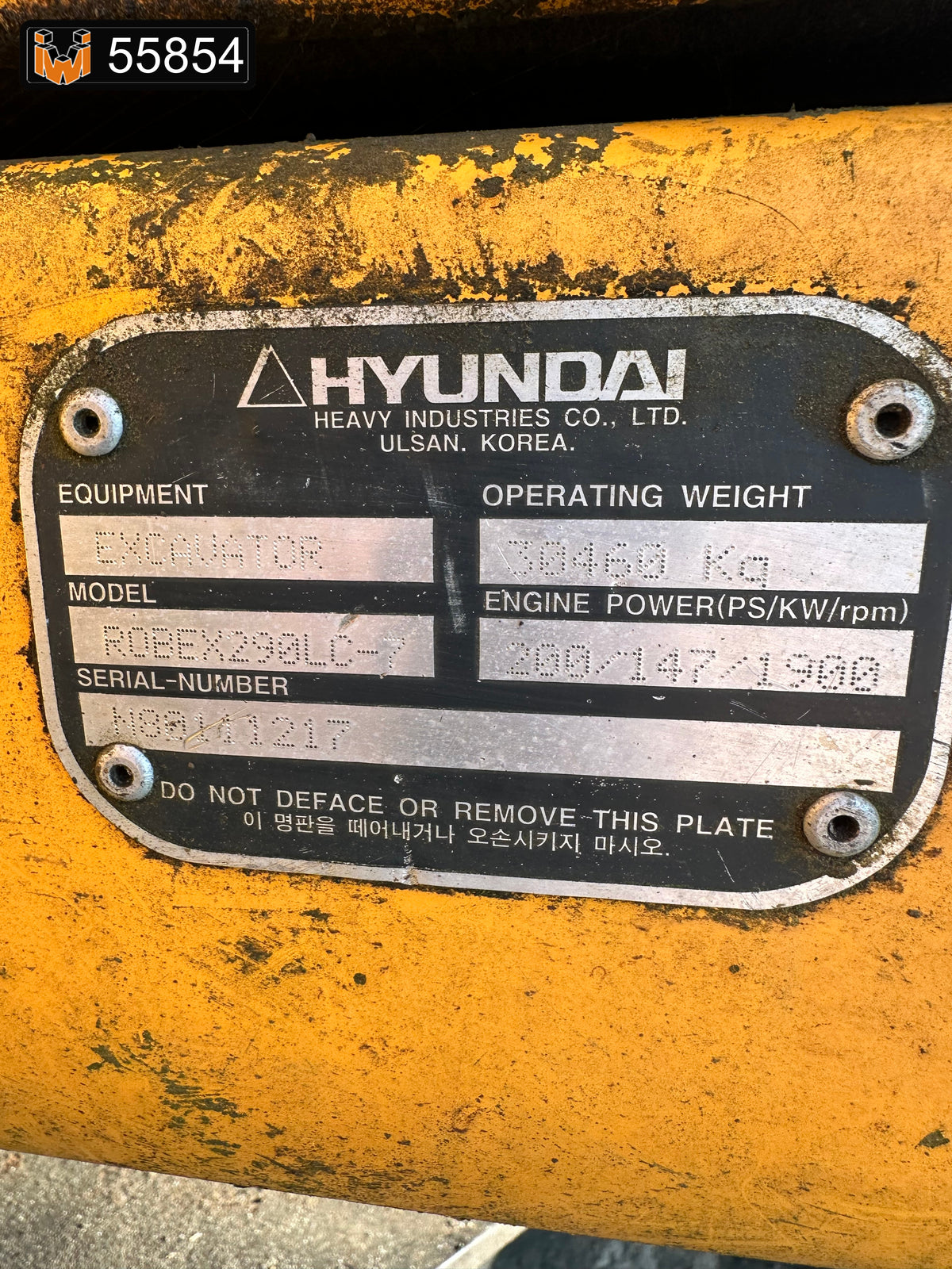 Hyundai Robex 290 LC-7 crawler excavator