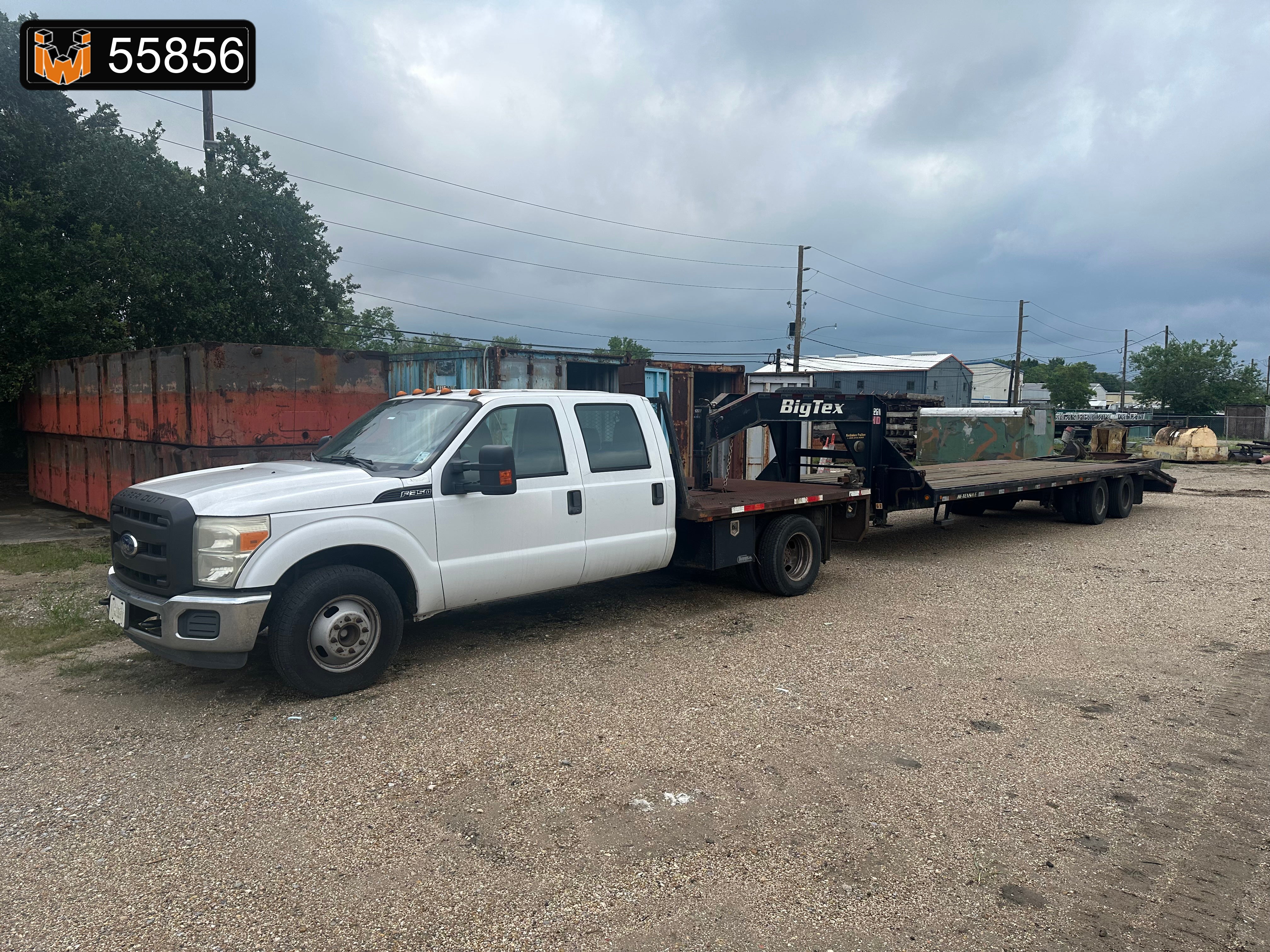Ford F-350 crew cab truck