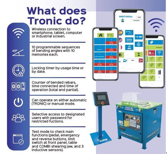 combi tronic rebar bender