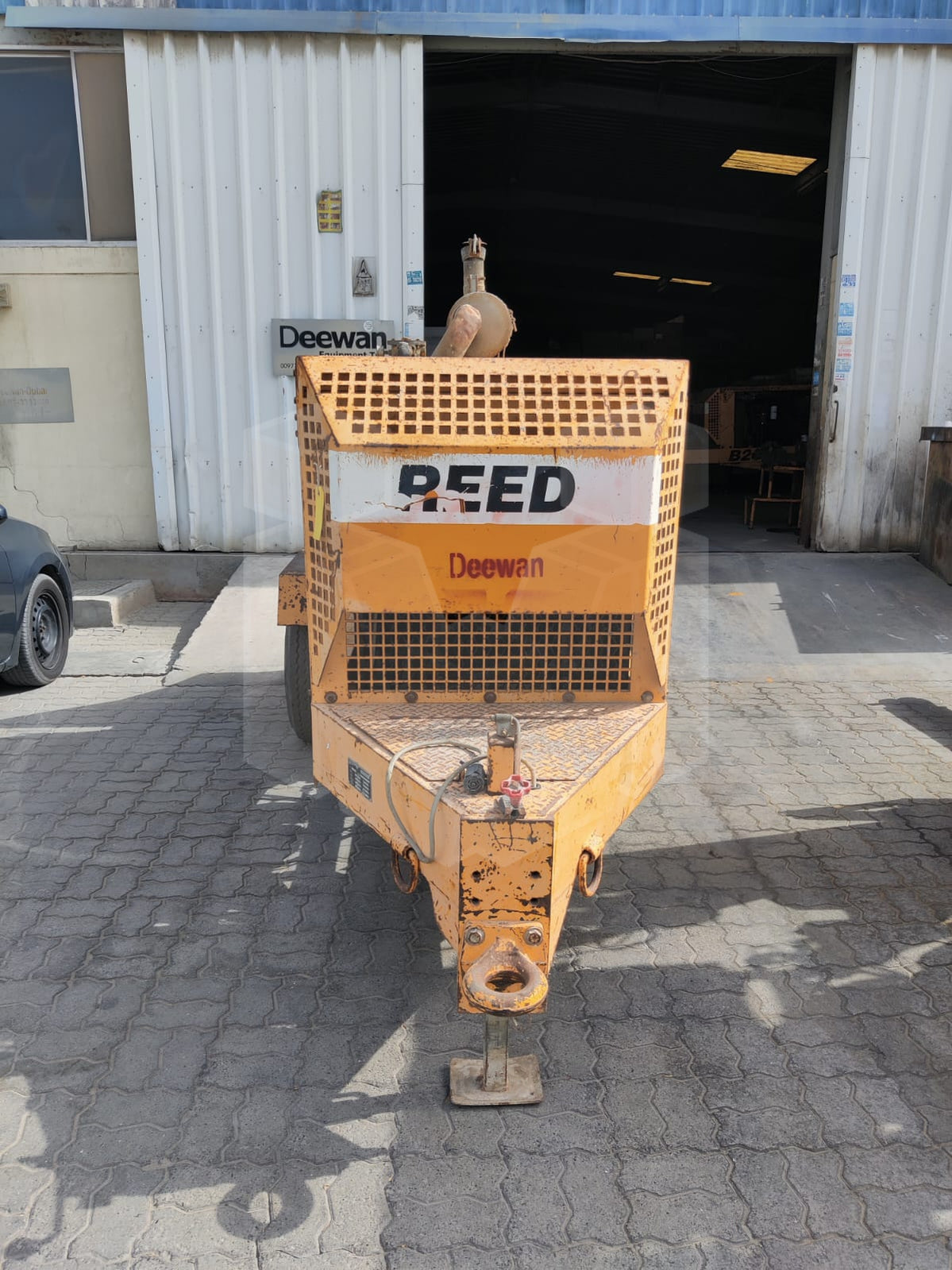 Reed concrete pump