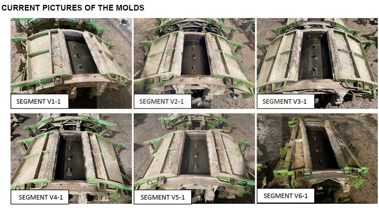 Tunnel Liner Segment Molds