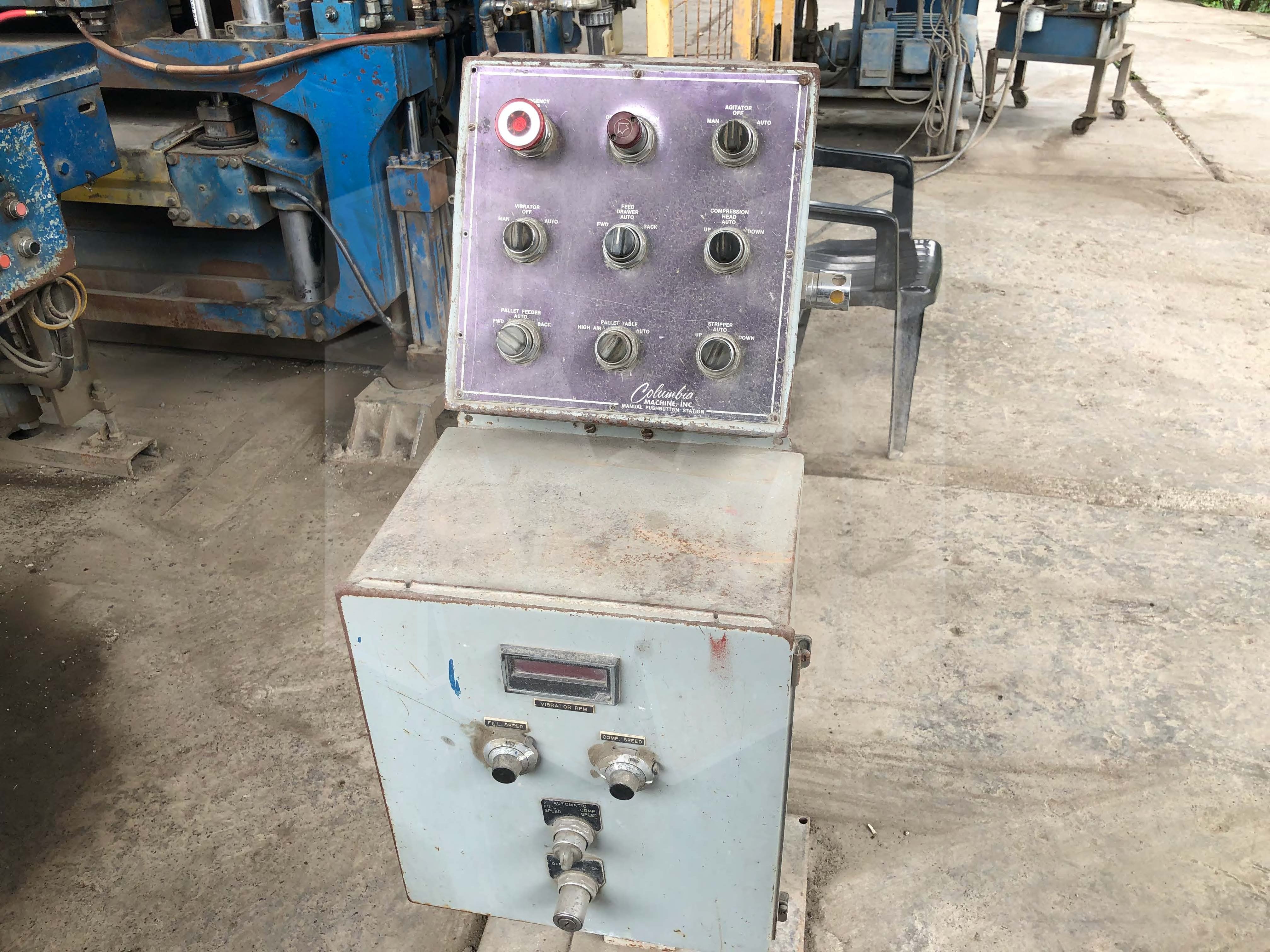 Columbia 1600 block machine