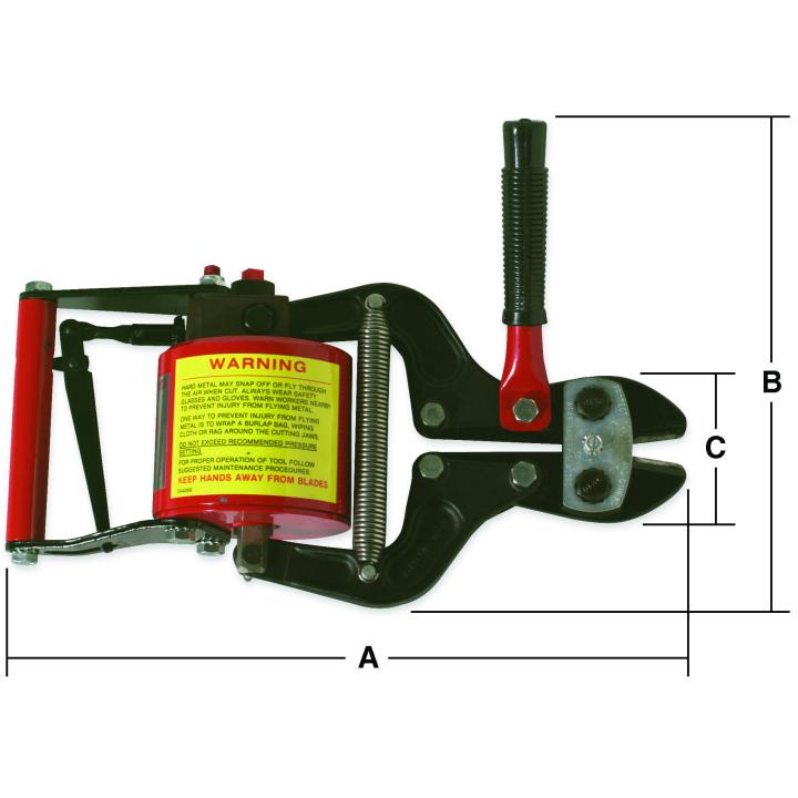 HK Porter - Pneumatic Center Cutter 3/8" Capacity