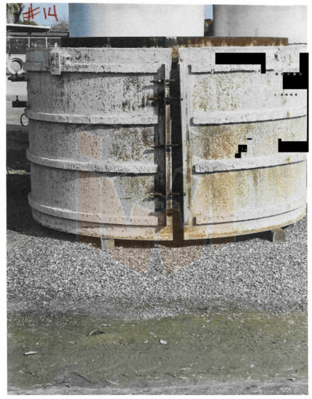 Setting Manhole Riser Forms Precast Molds: Manhole