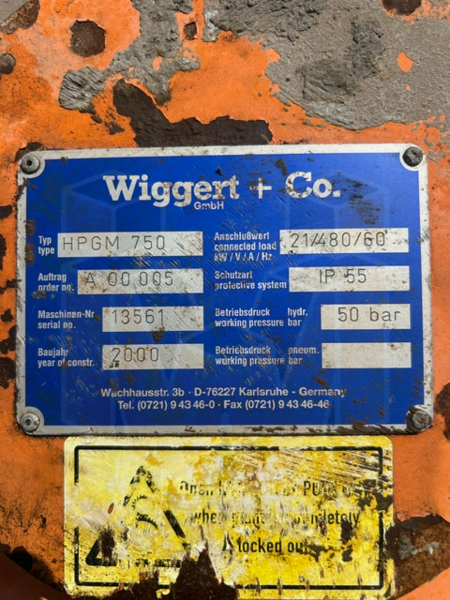 Wiggert HPGM 750 Mixer