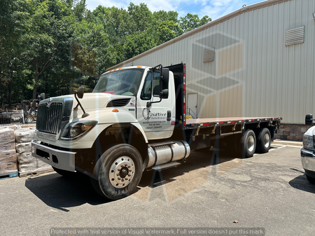 International flatbed truck