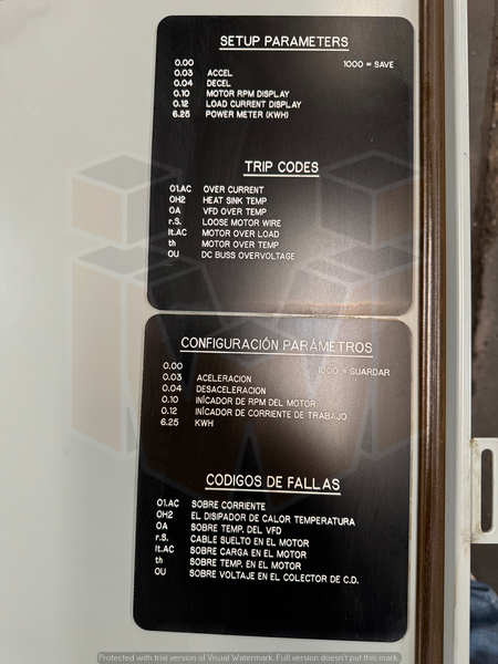 Columbia control panel