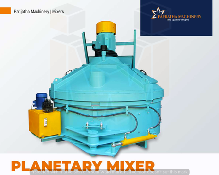 Planetary mixer: 1 yd capacity