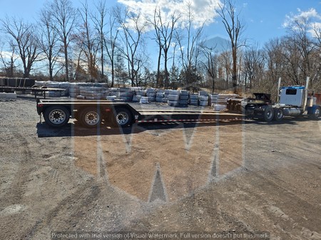 Kaufman 55 ton detachable gooseneck trailer