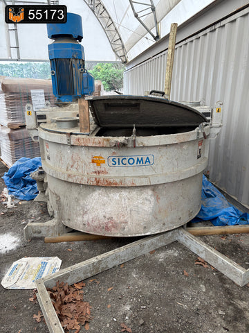 Sicoma 1125L pan mixer