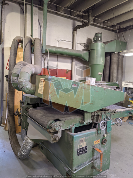 Timesaver TOP 30 speedbelt sander with dust collector package