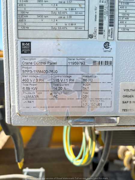 Bridge Crane (2): 5-ton capacity