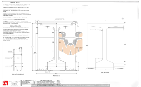 Split BT63 Girder Form Package