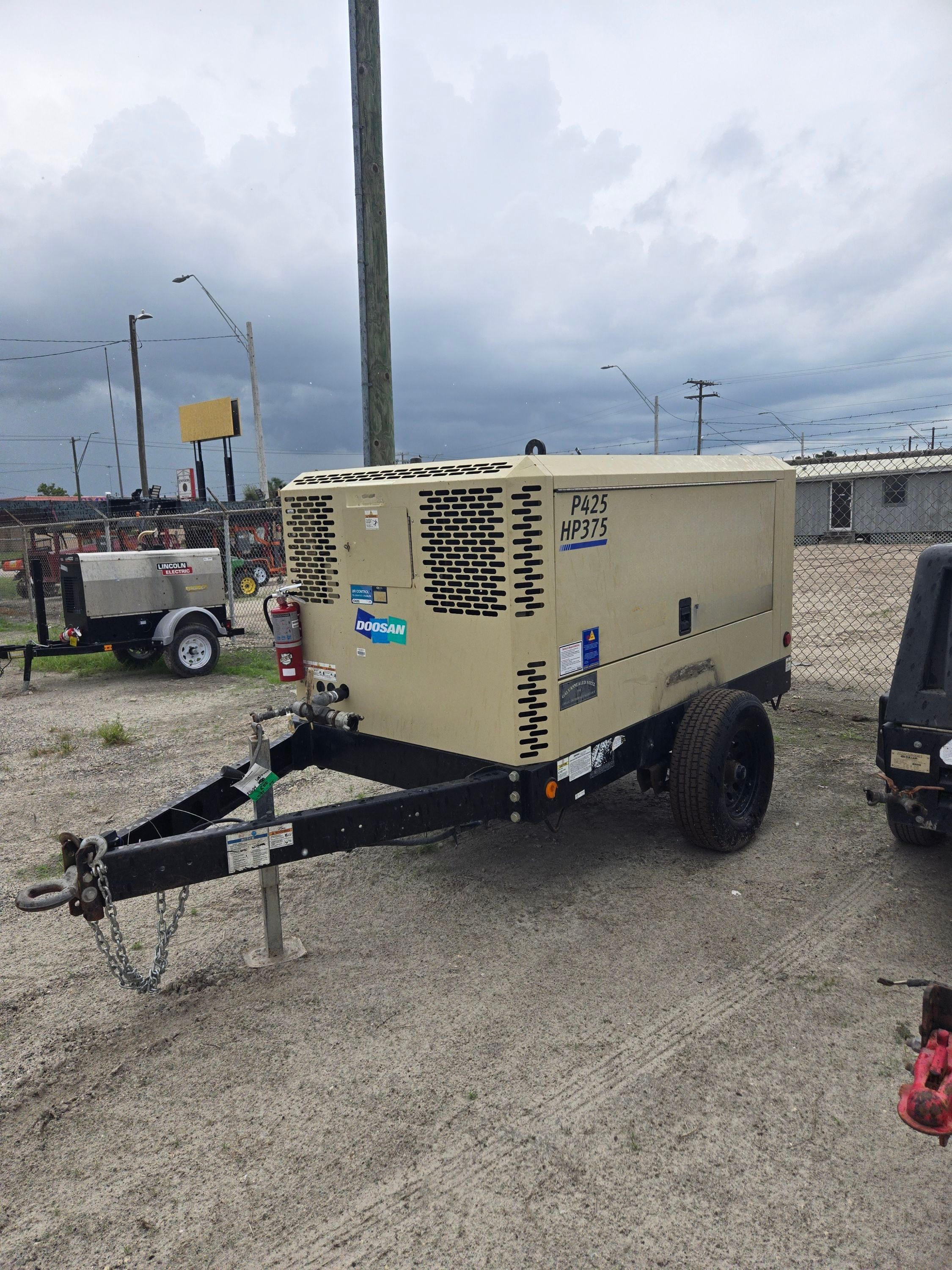 Air Compressors: 350-450 cfm