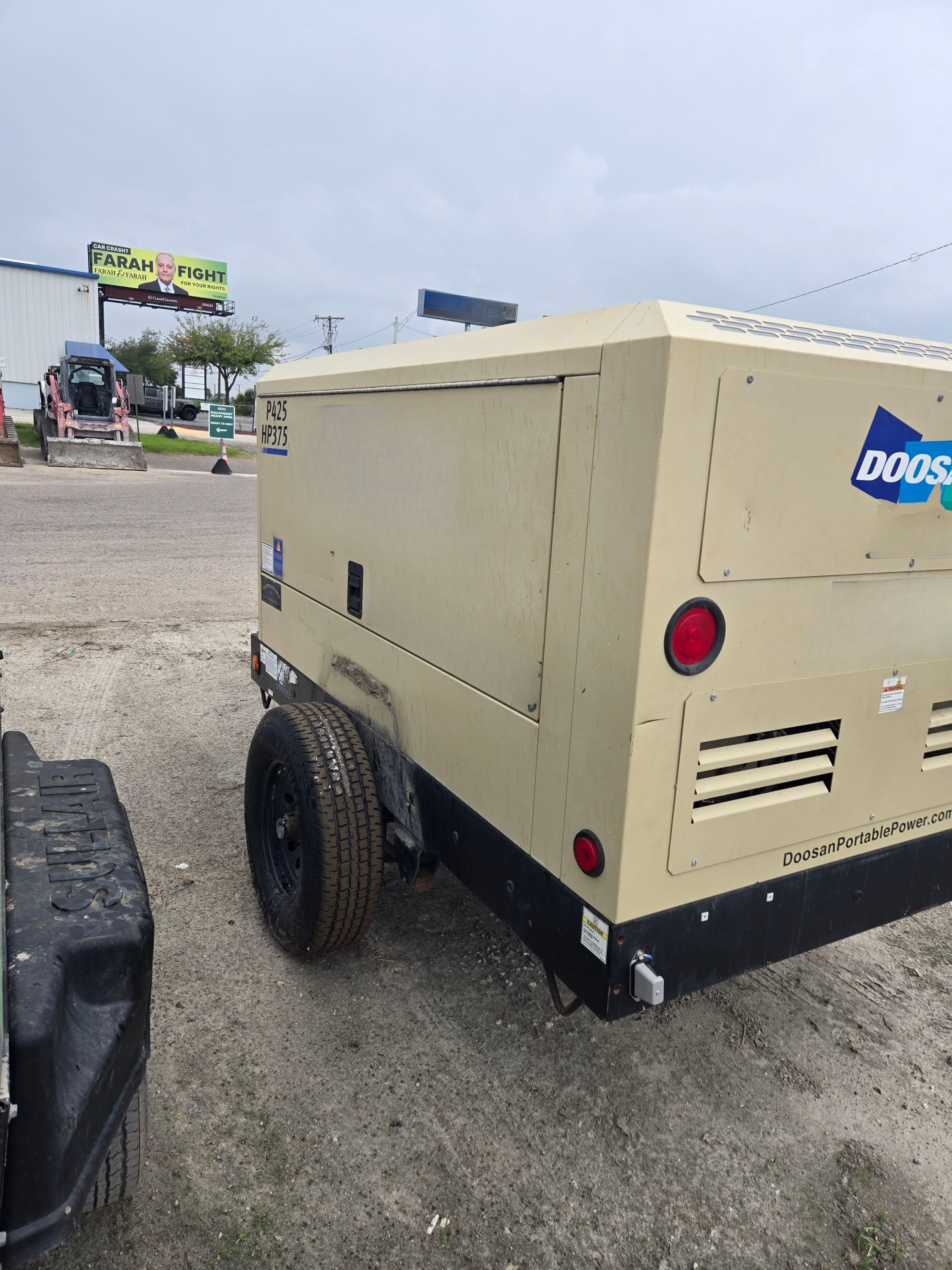 Air Compressors: 350-450 cfm