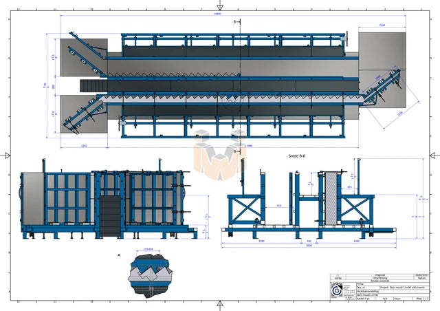 Construx Double Gang Insert Stair Mold