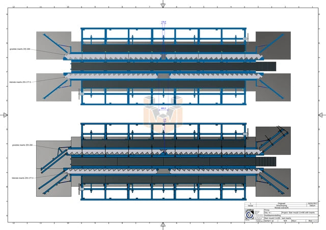 Construx Double Gang Insert Stair Mold