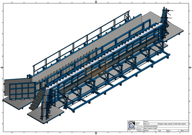 Construx Double Gang Insert Stair Mold