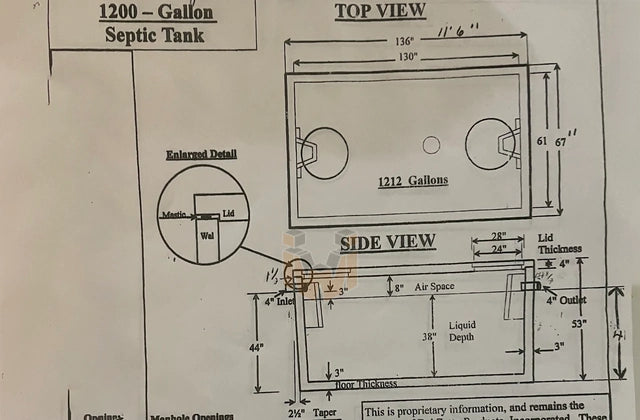 Del Zotto Septic Tank Mold
