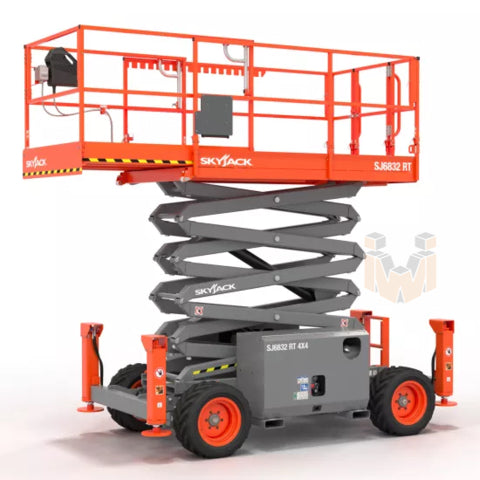Skyjack Internal Combustion Scissor Lift: 30-35'