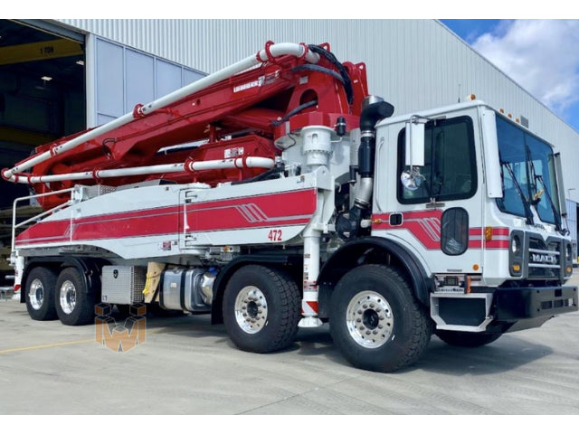Mack MRU613 pump truck with Liebherr THP170 pump