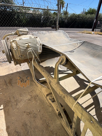Conveyor belt: 52'L x 4'W x 2' tall