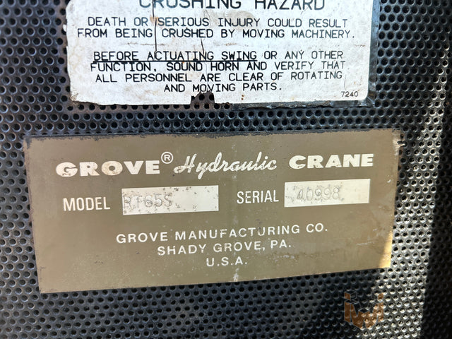 Grove RT65S Crane