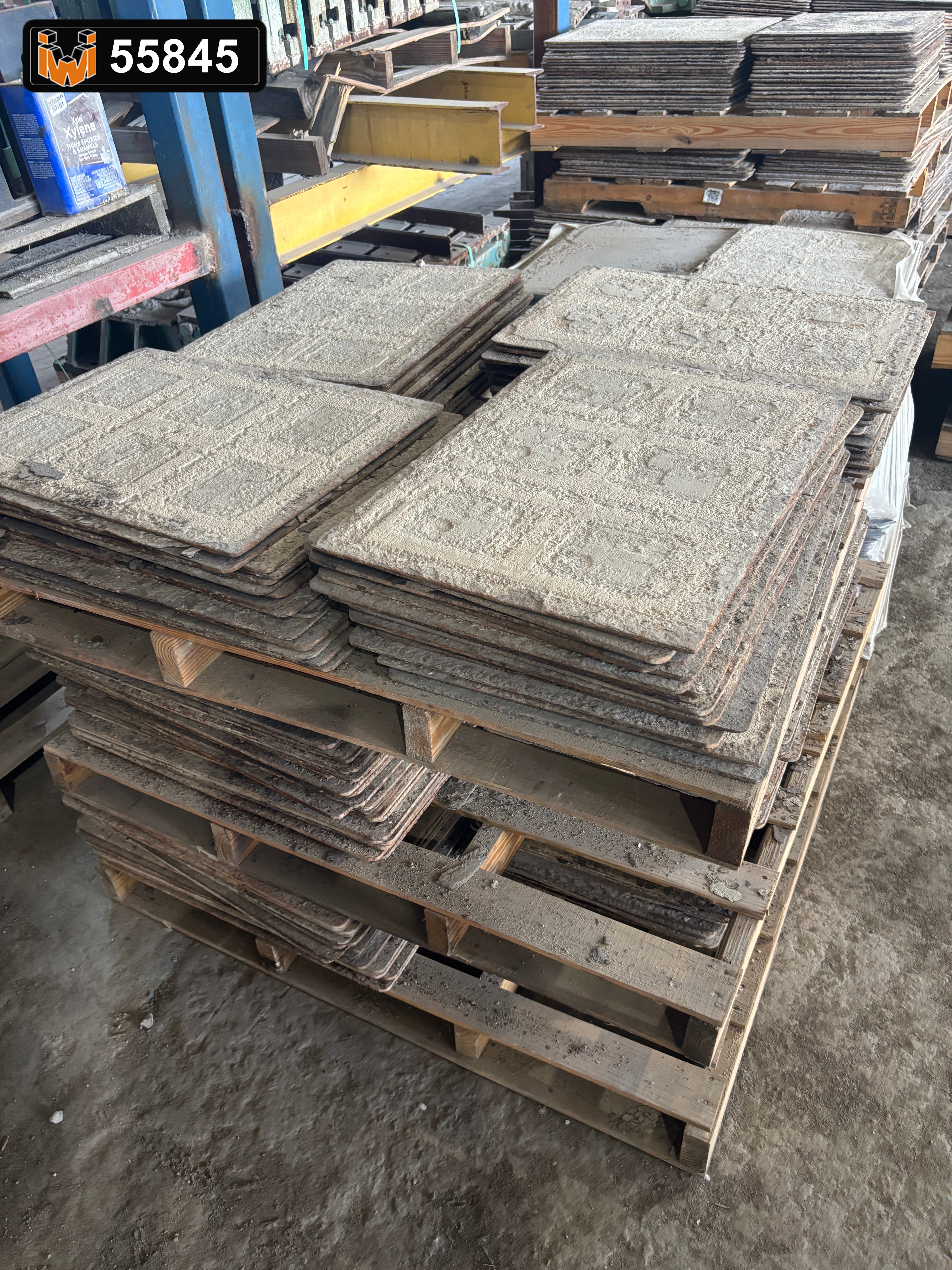 2,500 (18 1/2 x 26) pallets