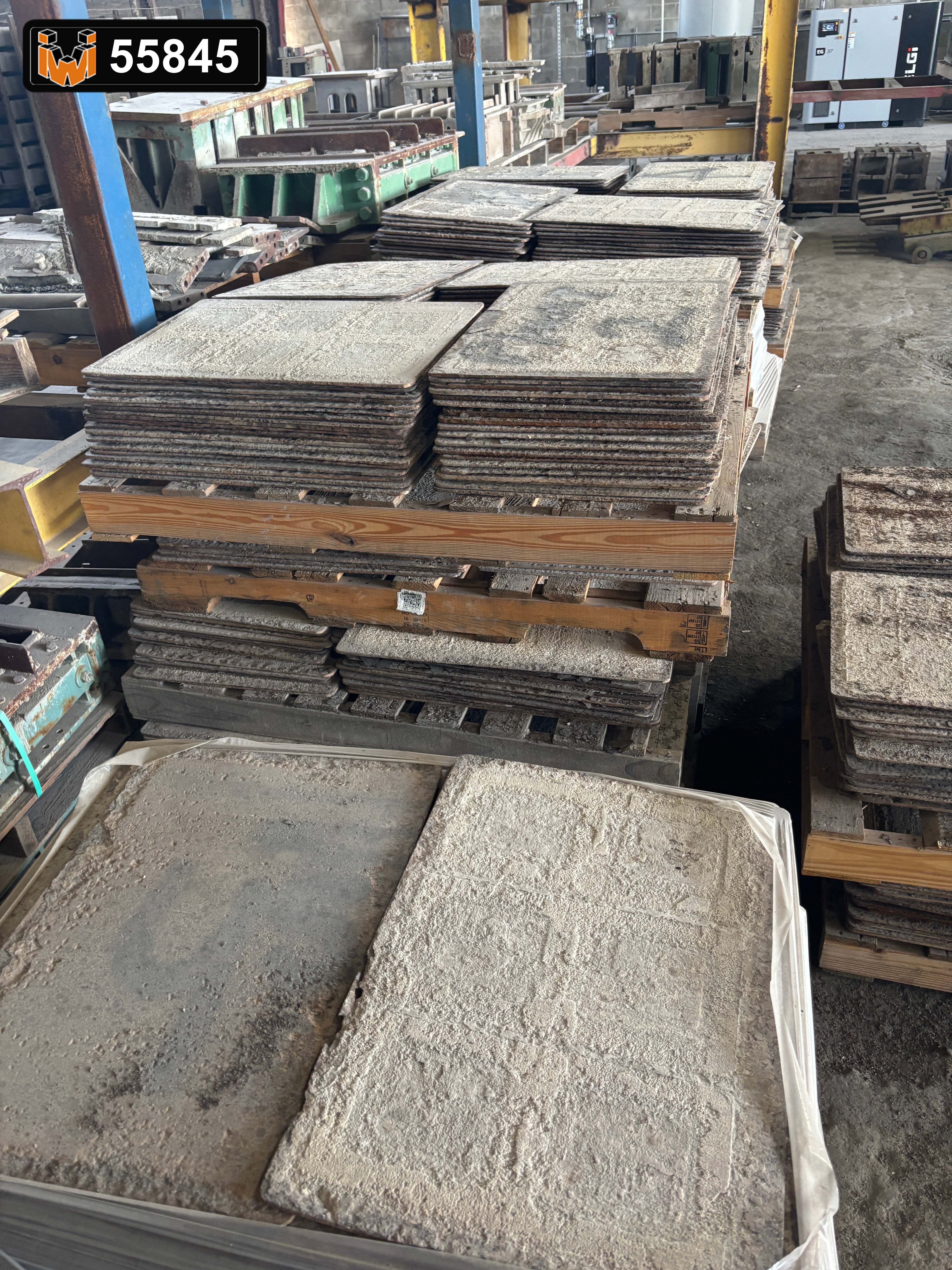 2,500 (18 1/2 x 26) pallets