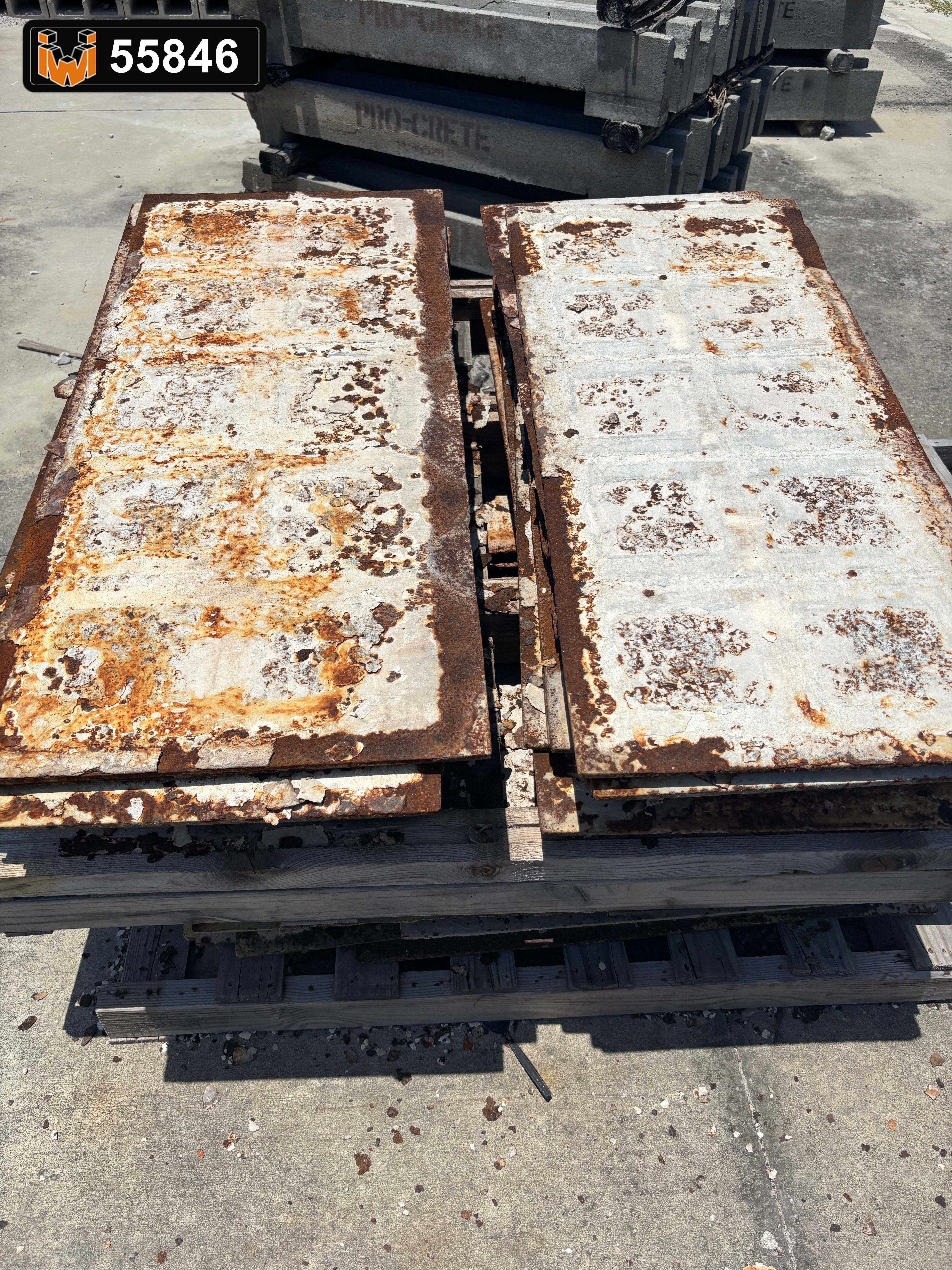 1,500 (18 1/2 x 42 x 3/8) pallets