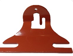 32‑00017 slotted drop bracket, 4.5‑inch drop conveyor bracket for return idler mounting