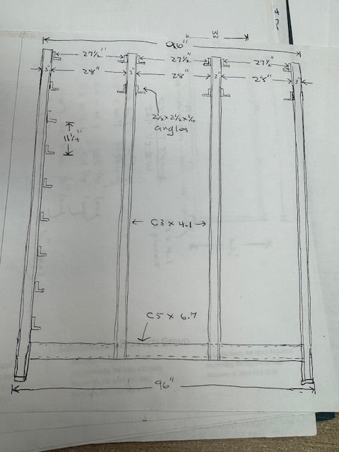 (3 bay/9 high) Block Racks