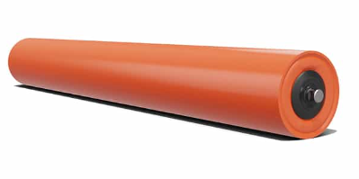 conveyor roller for return and flat applications, heavy-duty industrial roller