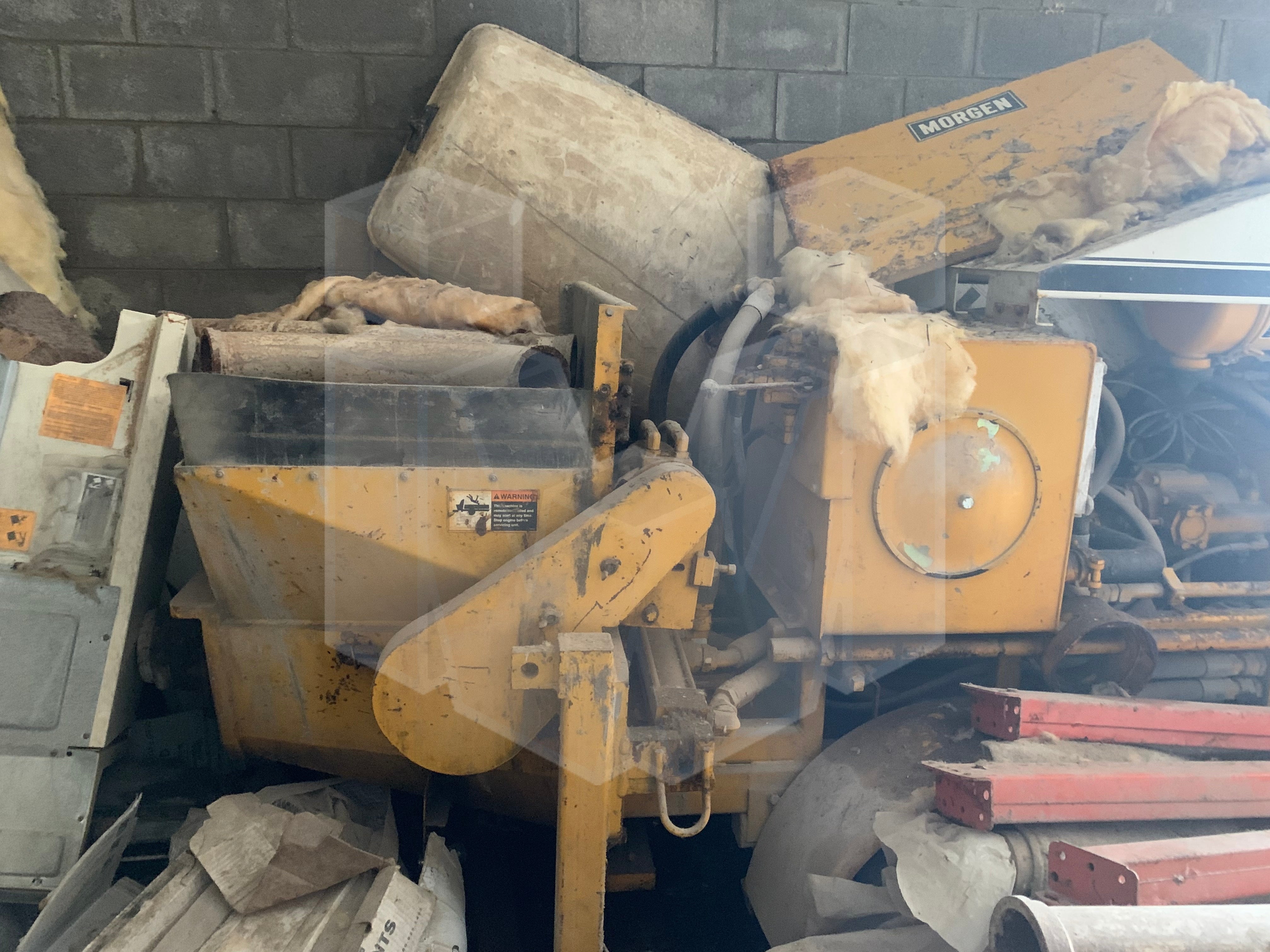 Morgen Mustang concrete pump