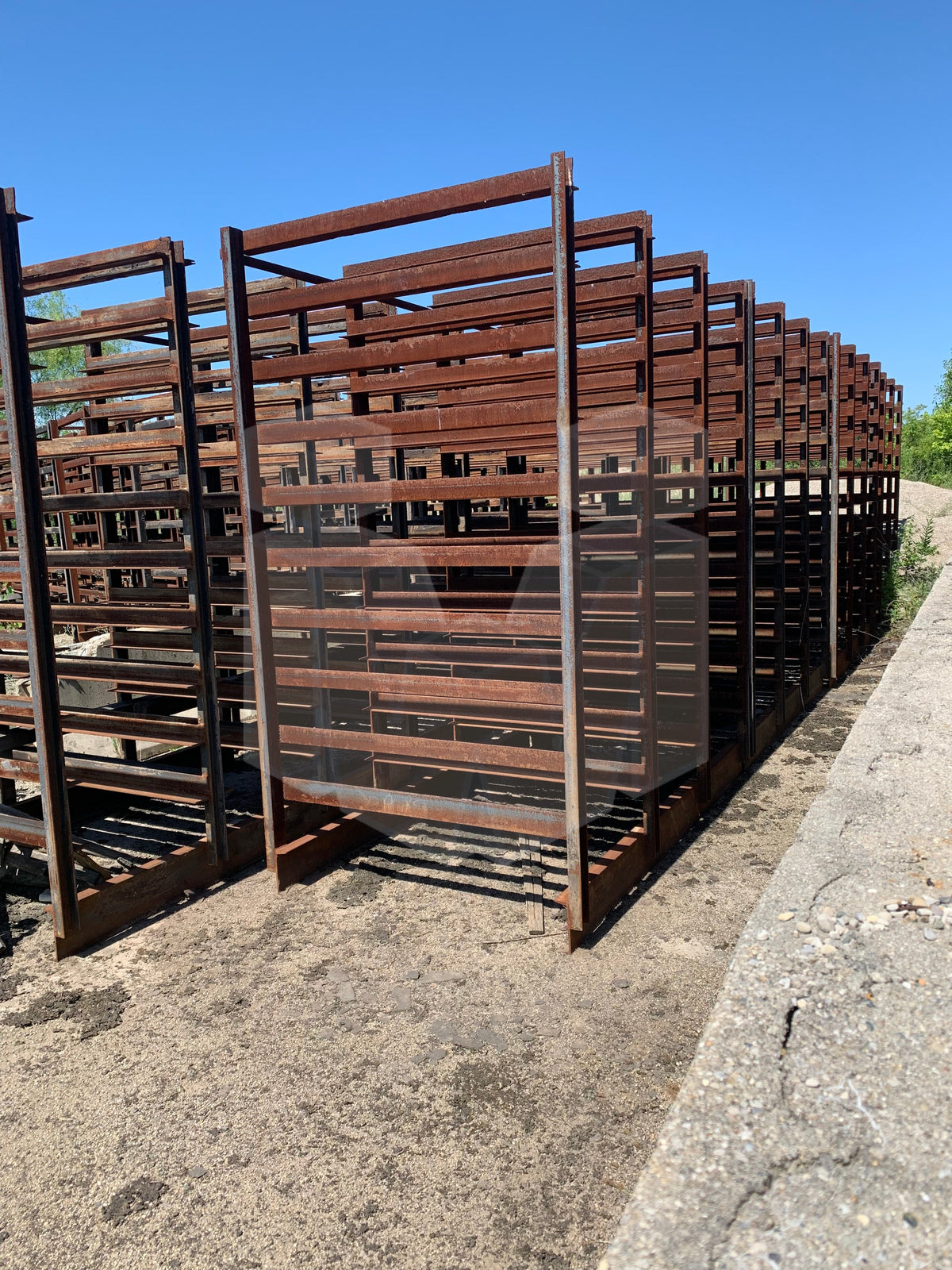 (3 bay/10 high) Block racks