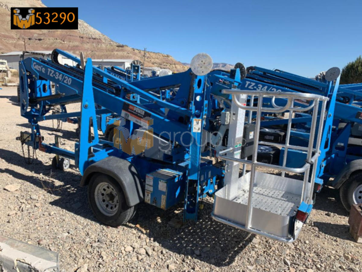 Genie TZ-34/20 Trailer-Mounted Boom